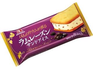 中評価 森永製菓 ラムレーズンサンドアイス 袋90ml 製造終了 のクチコミ 評価 値段 価格情報 もぐナビ