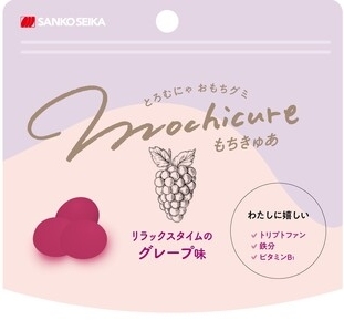 三幸製菓 ｍｏｃｈｉｃｕｒｅ リラックスタイムのグレープ味の感想