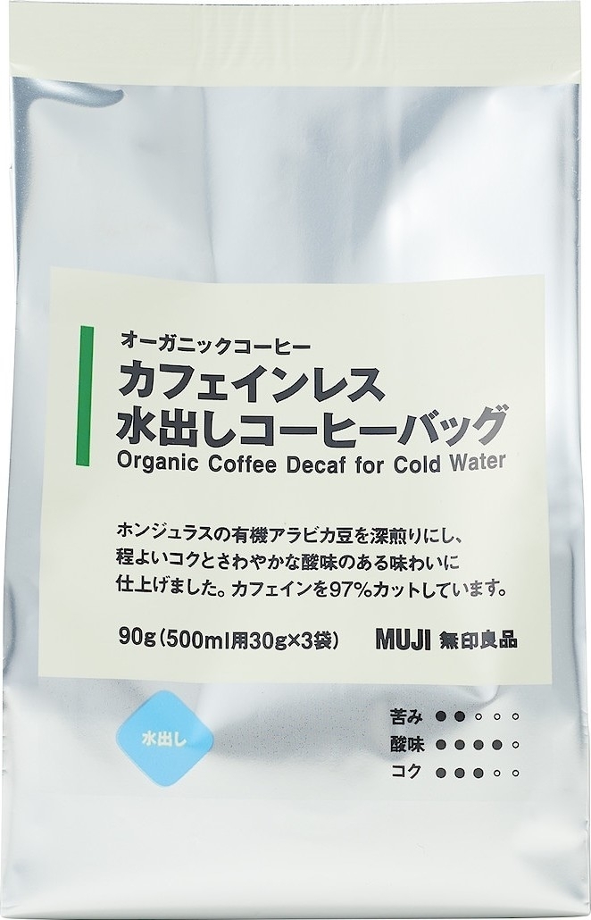 無印良品 オーガニックコーヒー カフェインレス 水出しコーヒーバッグの感想・クチコミ・値段・価格情報【もぐナビ】